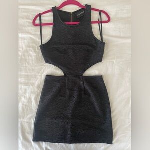 MINKPINK Body Con Dress with Cut Outs - black